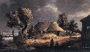 BLOOT, Pieter de Landscape with Farm oil painting reproduction